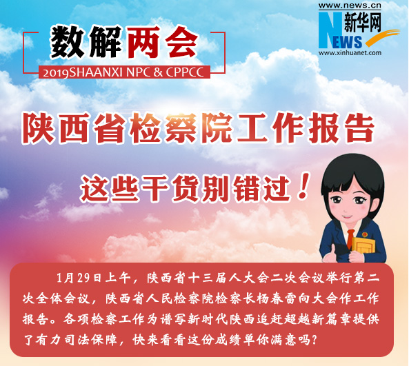 數(shù)解兩會：陜西省檢察院工作報告 這些干貨別錯過！