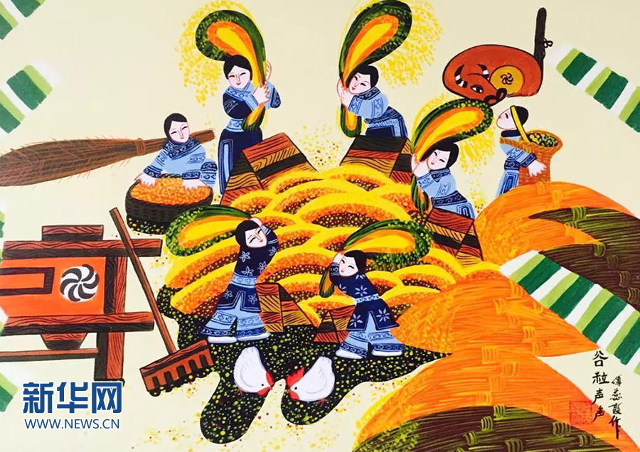 讓農(nóng)民畫走向更多的國家，用農(nóng)民畫講好中國故事，傳播中國聲音